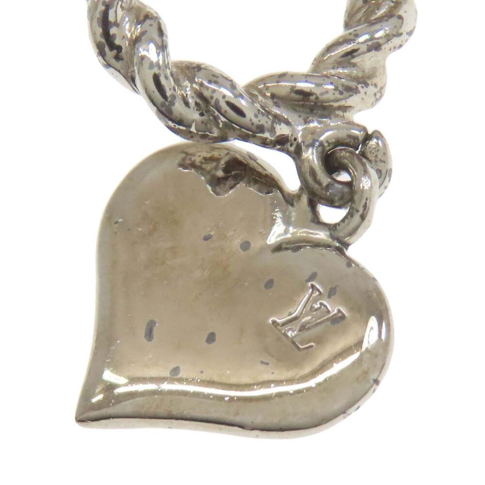 LOUIS VUITTON Silver Monogram Earrings - Picture 3 of 6